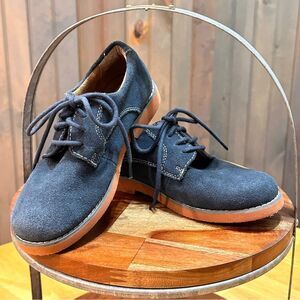 Florsheim blue suede boys shoes size 1